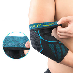 Sports elbow pads – knitted, non-slip & compressive for training and exercise