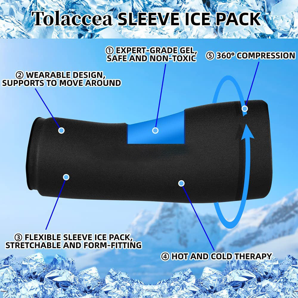 Cooling gel bandage for knee, elbow & wrist – reusable compression bandage